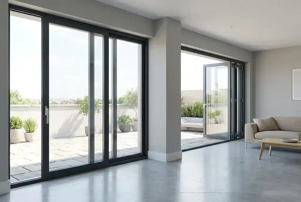 residential aluminium glass doors Dubai