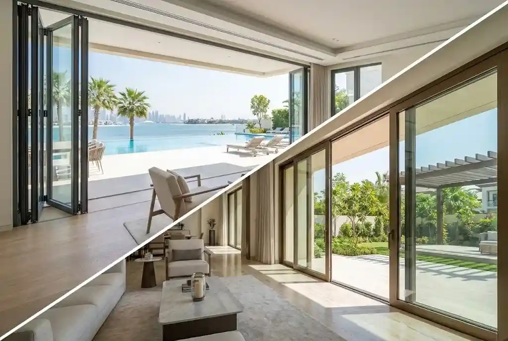 folding and sliding doors in Jumeirah Dubai