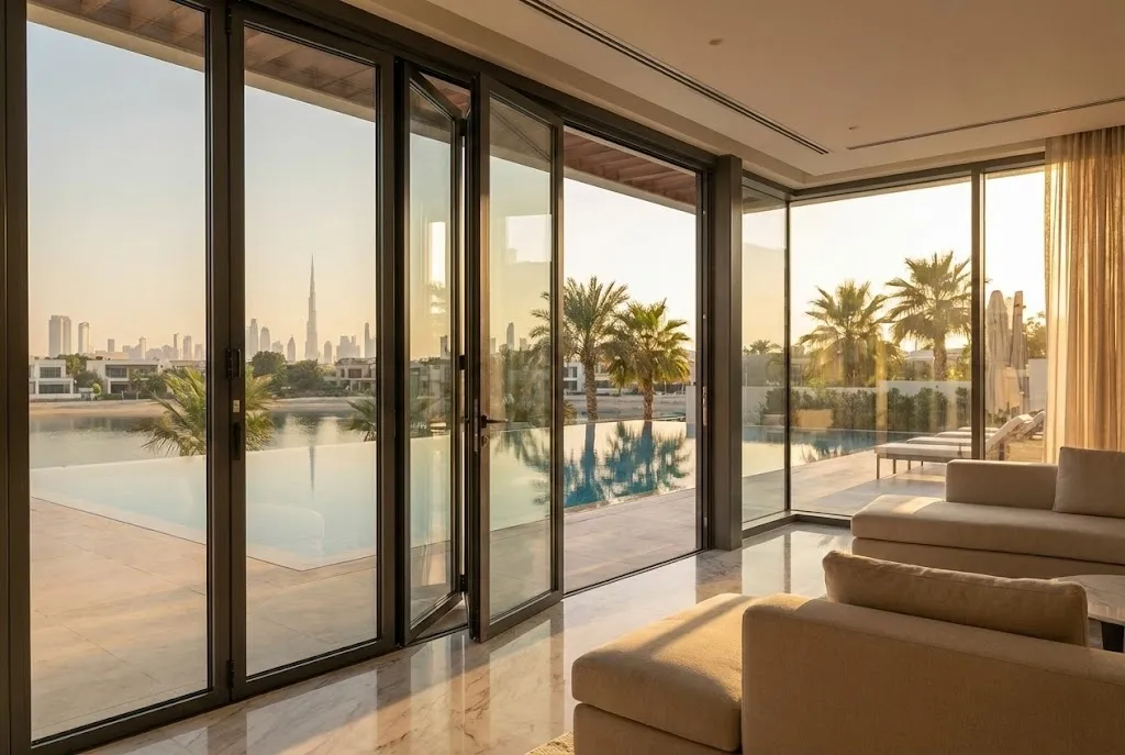 folding and sliding doors installation across Dubai