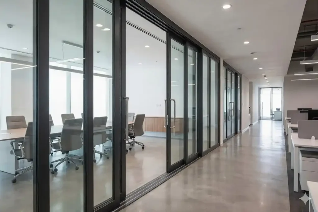 sliding glass doors Jumeirah Dubai