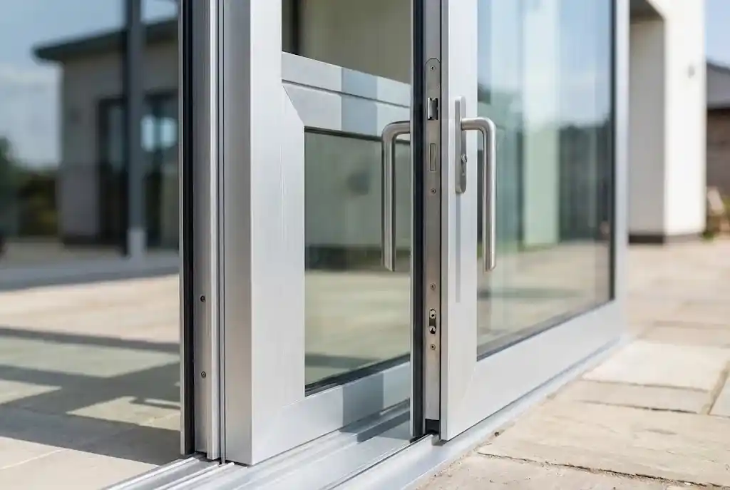 exterior aluminium glass doors Dubai